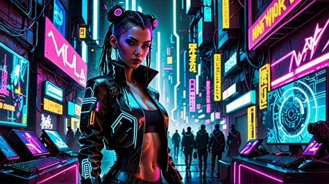 Generador de imágenes de IA Imagen de Cyberpunk gratuito (sin registro, sin límites)