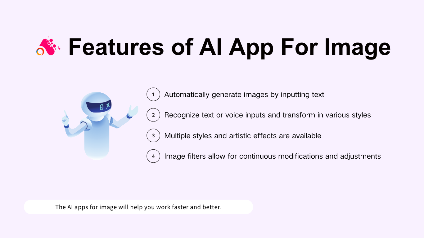 Features of AI App For Image